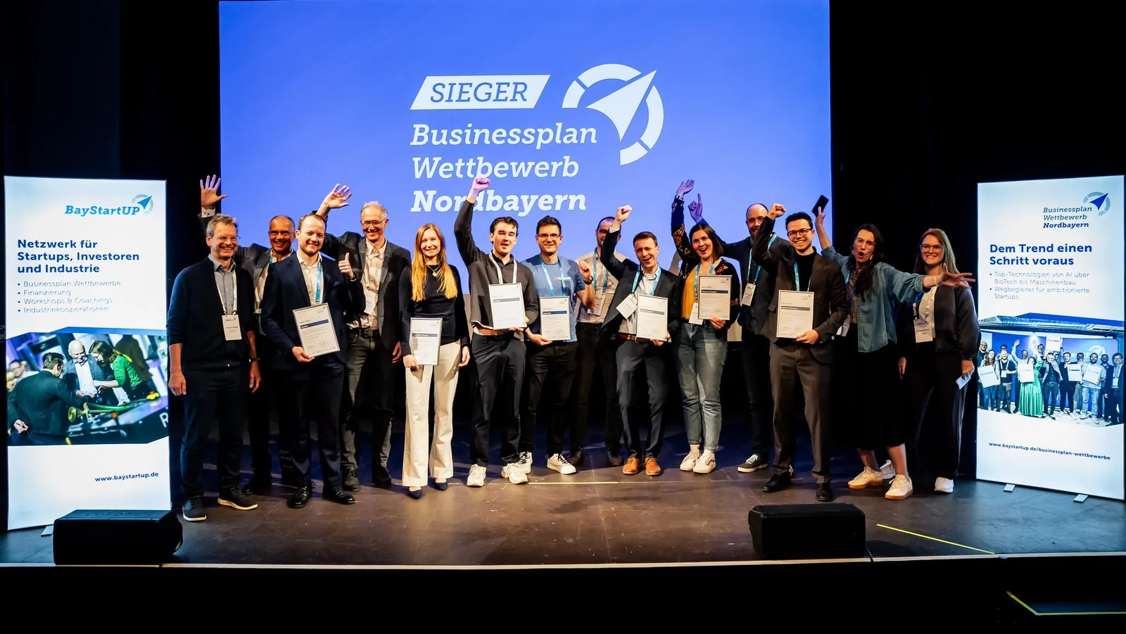 vitanua bei der Auszeichnung im Businessplan Wettbewerb Nordbayern 2026
